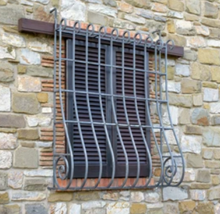 Reja para ventana estilo antiguo