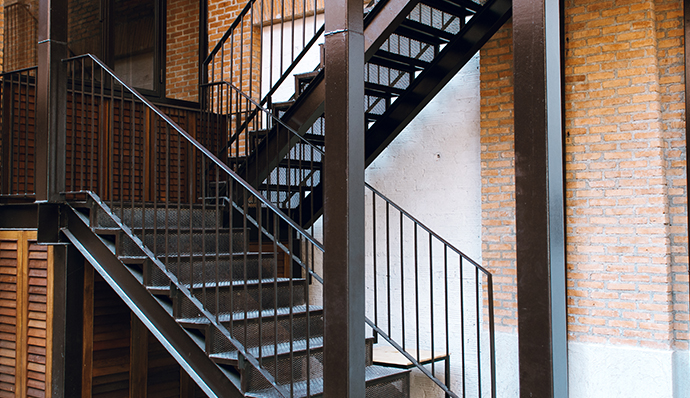 Barandillas de hierro para escaleras